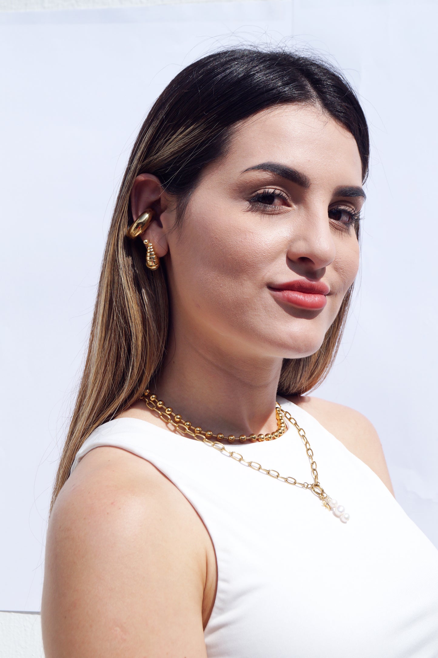 Cadena eslabón con dijes