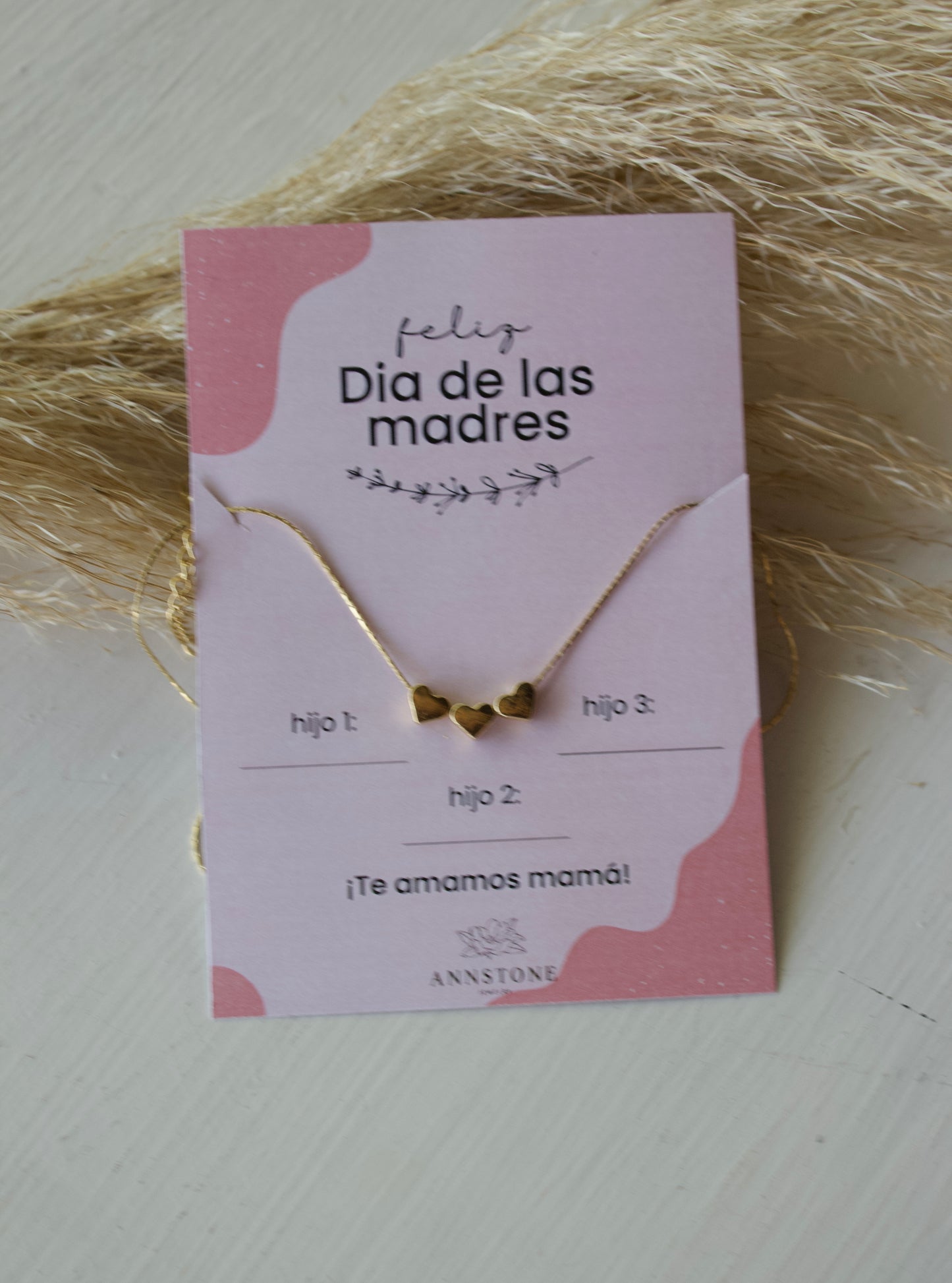 Collar corazón=hijo