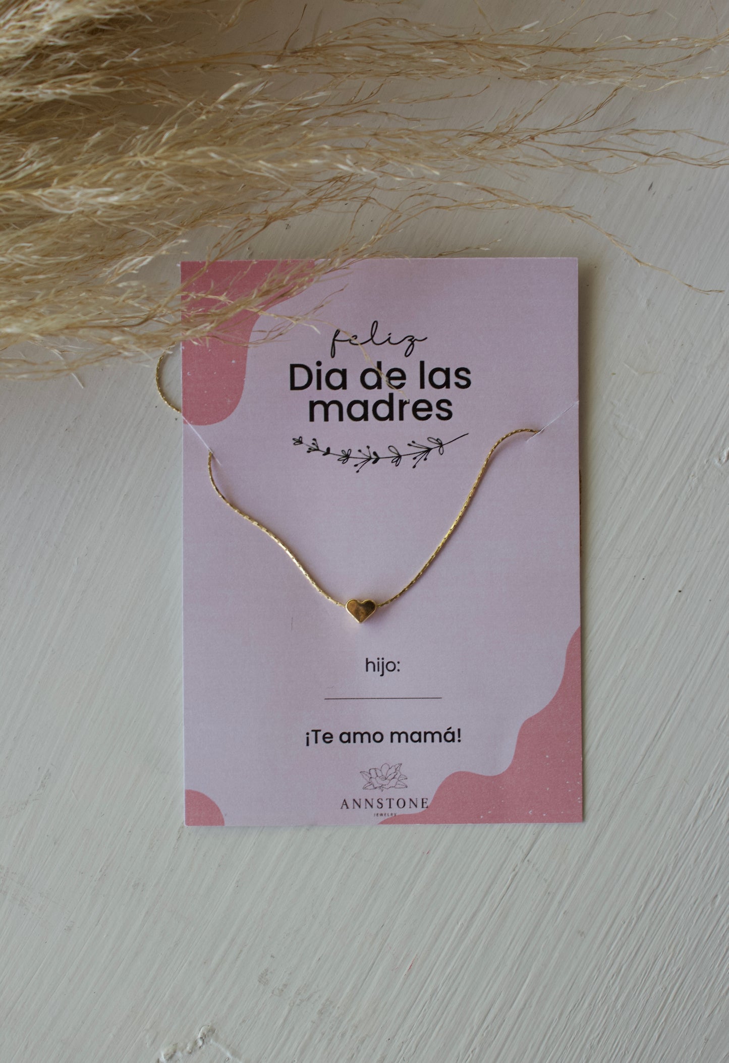 Collar corazón=hijo