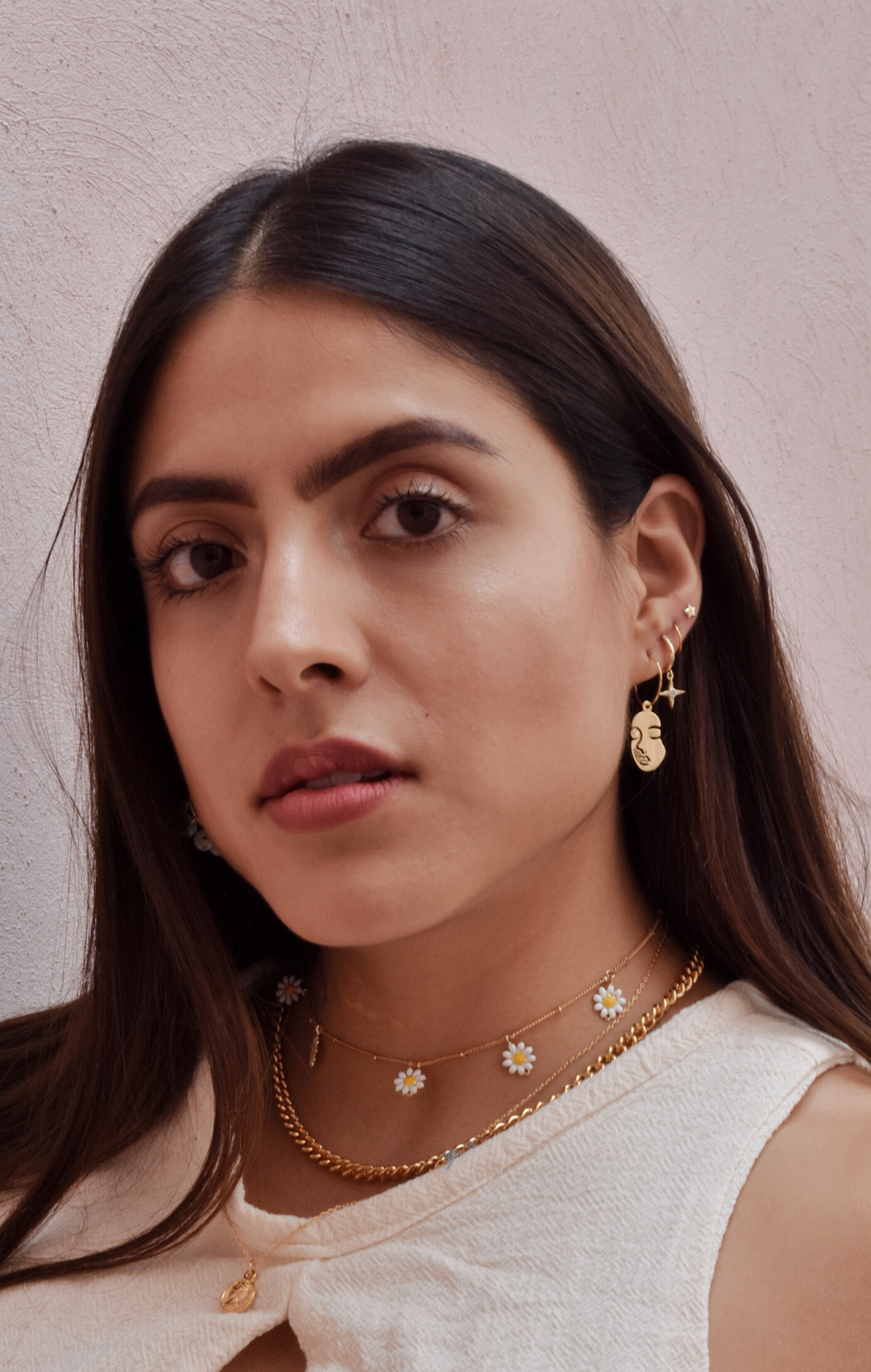Arracadas faces bold