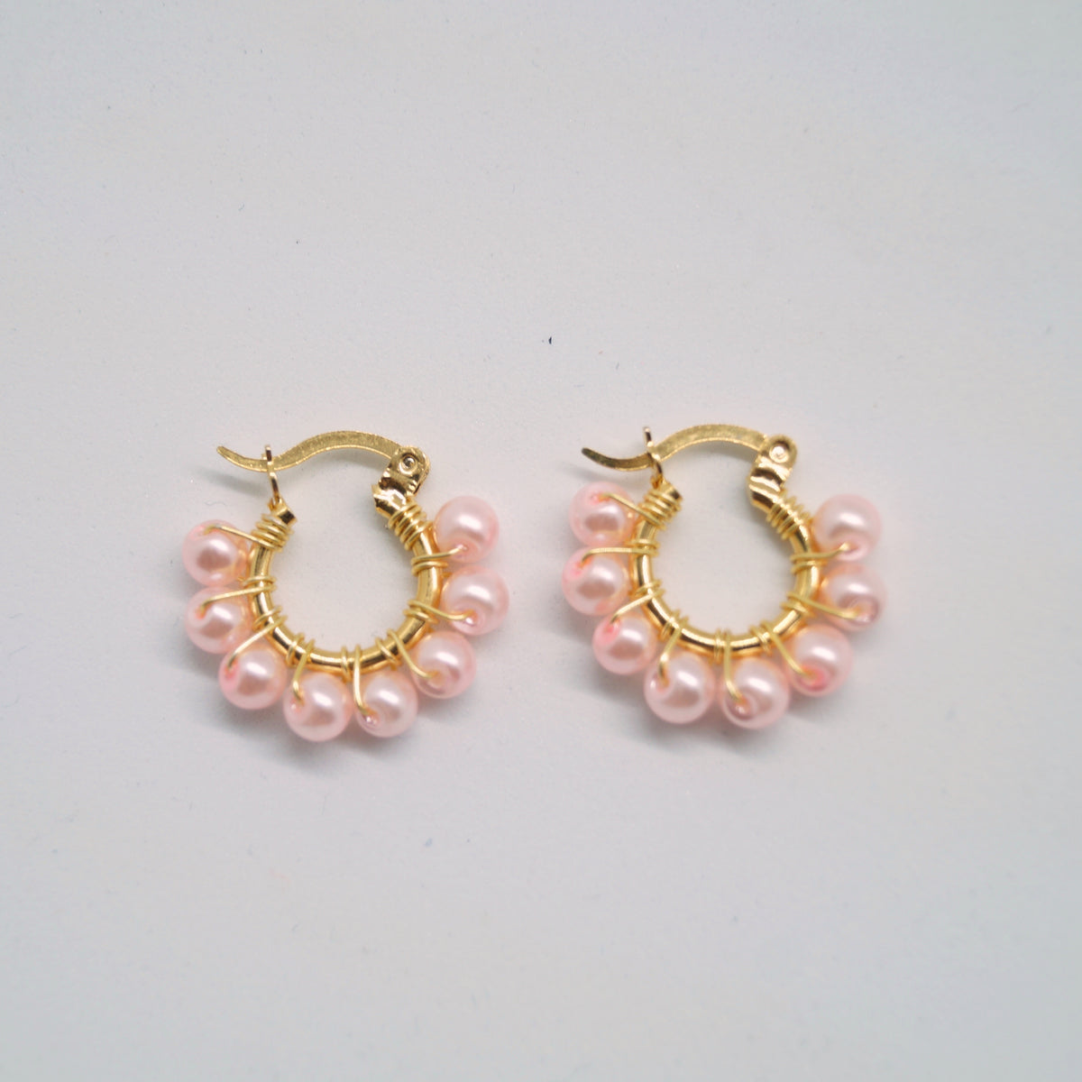 Arracadas mini rosas