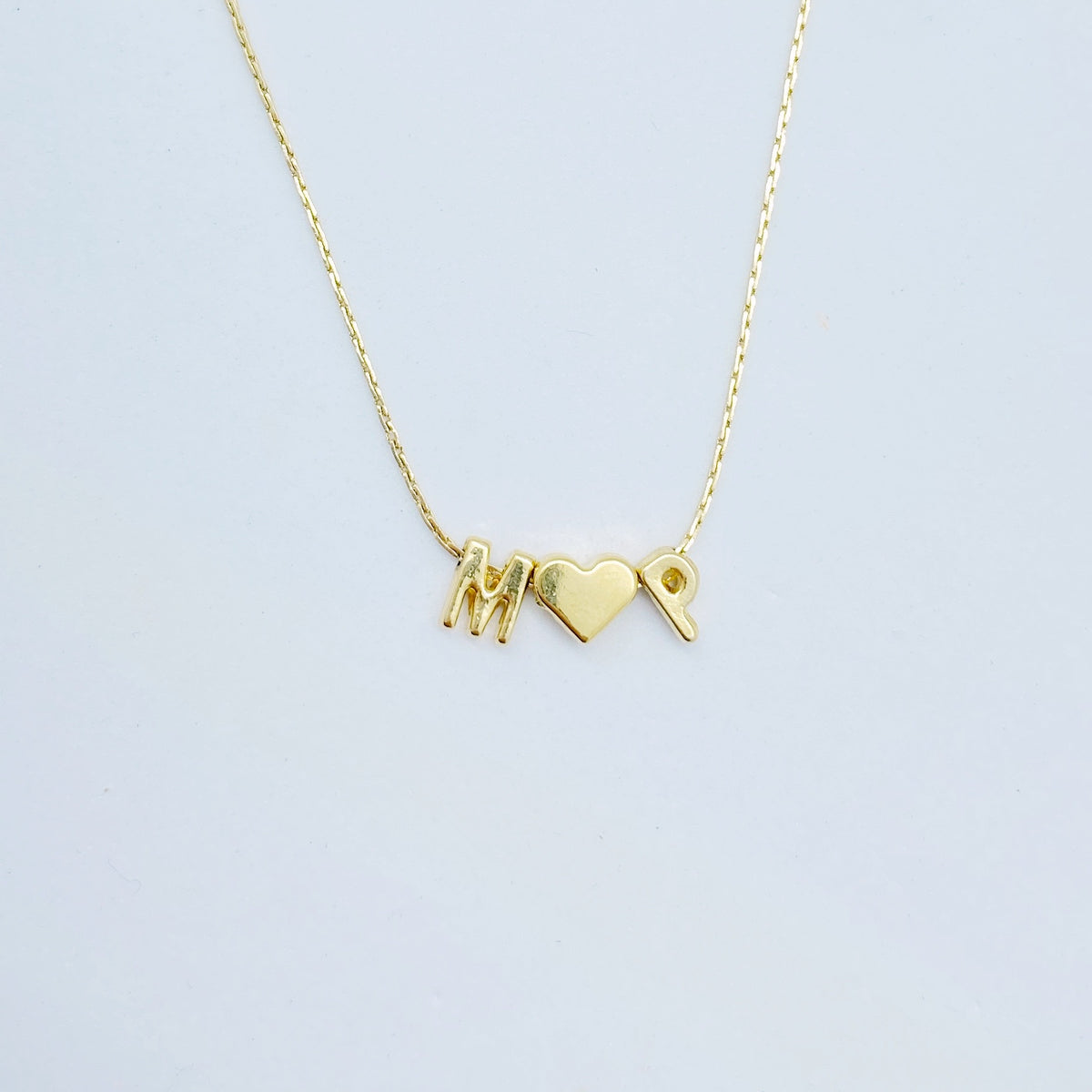 Collar amor 2 letras