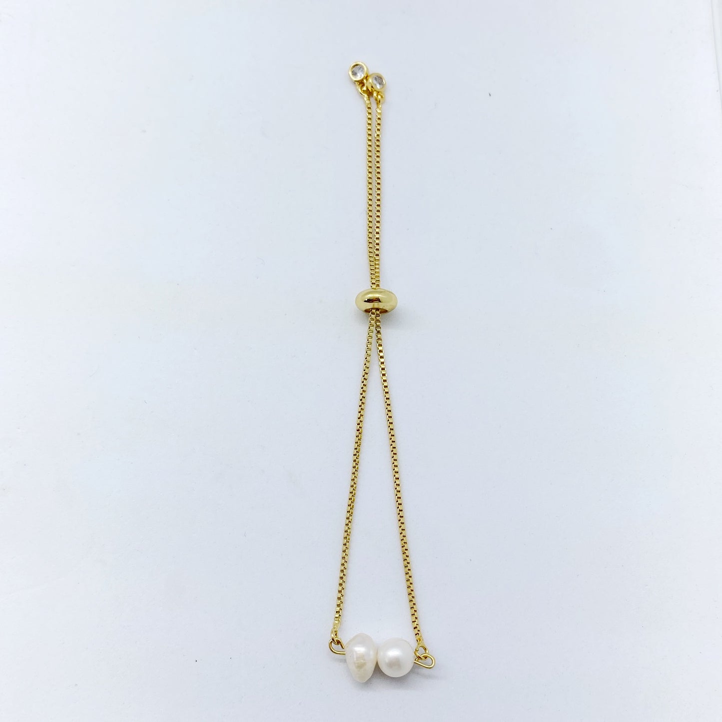 Pulsera dos Perlas